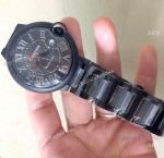 Copy Cartier Ballon Bleu de Automatic Watch All Black Case